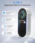Vilfet 4-in-1 Carbon Monoxide and Gas Detector