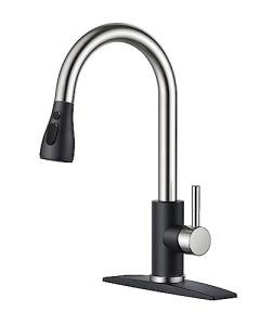 FORIOUS High Arc Stainless Steel Kitchen Faucet