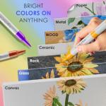 Dual Tip Acrylic Paint Markers - 80 Colors