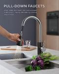 FORIOUS High Arc Stainless Steel Kitchen Faucet
