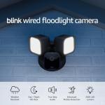 Blink Wired Floodlight Camera with Enhanced Motion Detection