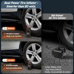 OlarHike Portable Tire Inflator with LED Light