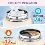 Kerilyn 12oz Kids Stainless Steel Water Bottles Set