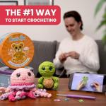 Beginner-Friendly Crochet Kit: Make Bear Charlie Plushie