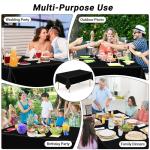 4 Pack Disposable Waterproof Picnic Table Covers