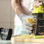 4-in-1 Knife Sharpener and Cut-Resistant Glove