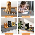 Jin&Bao Waterproof Under Sink Silicone Mat, 19"x19