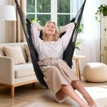 Y-STOP Hammock Chair with Cushions and Pocket