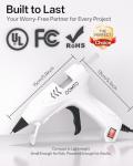 COMTO Mini Hot Glue Gun Kit with 30 Sticks