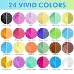 24 Colors Mica Powder for Crafts and DIY Projects
