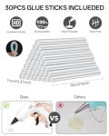 COMTO Mini Hot Glue Gun Kit with 30 Sticks