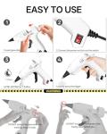 COMTO Mini Hot Glue Gun Kit with 30 Sticks
