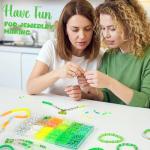 Gionlion 3000 Pcs St. Patrick's Day Bead Kit