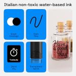 ARTISTRO Black Acrylic Paint Markers - 3mm Tips