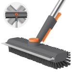 Heavy-Duty Floor Scrub Brush with Long Handle