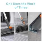 Heavy-Duty Floor Scrub Brush with Long Handle