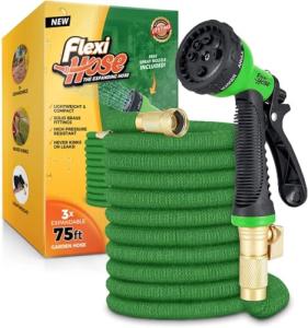 25FT Expandable Garden Hose with 8 Nozzle Functions