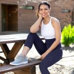 High Waisted Yoga Leggings with Pockets - Navy