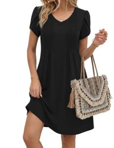 Women's Summer A-Line Dress with Pockets