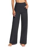 Breathable Wide Leg Yoga Pants with Pockets