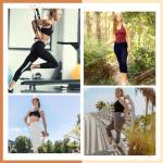 High Waisted Yoga Leggings with Pockets - Navy