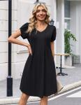 Women's Summer A-Line Dress with Pockets