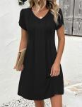 Women's Summer A-Line Dress with Pockets