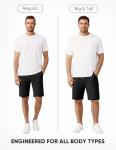 Men's Casual Stretch Chino Shorts with Pockets