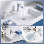 Universal Metal Sink Stopper with Hair Catcher