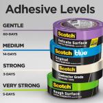 Scotch Contractor Grade Masking Tape 0.7 in. x 60.1 Yds