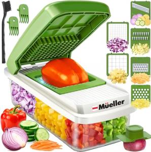 Mueller Vegetable Chopper and Slicer with Container