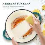 Overmont 4.5QT Enameled Cast Iron Dutch Oven