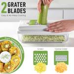 Mueller Vegetable Chopper and Slicer with Container