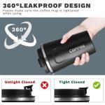 Insulated Travel Coffee Mug - Portable & Leak Proof