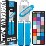 Zulay Heavy Duty Stainless Steel Can Opener - Aqua