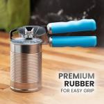 Zulay Heavy Duty Stainless Steel Can Opener - Aqua