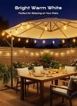 Brightown 37FT Solar String Lights with Remote