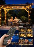Brightown 37FT Solar String Lights with Remote
