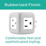 Philips 3-Outlet Surge Protector Charging Station