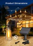 Brightown 37FT Solar String Lights with Remote