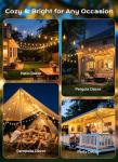 Brightown 37FT Solar String Lights with Remote