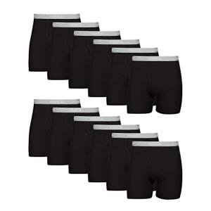 Hanes Men's Cool Dri Boxer Briefs, 12 Pack