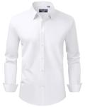 White Dress Shirt for Men - Regular Fit