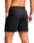Men's Quick-Dry Running Shorts with Zipper Pockets