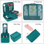 BAGAIL 8-Piece Packing Cubes Set in Aqua