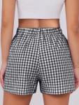 ANRABESS Women’s Gingham Boxer Shorts - Summer Vibes