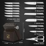 Imarku 14-Piece Japanese Kitchen Knife Set
