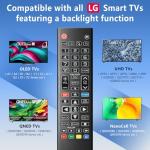 Backlit Universal Remote for LG Smart TVs
