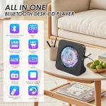 Gueray Portable Bluetooth CD Player with Speakers