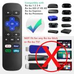 Universal Remote for Roku Devices (Not for Stick)